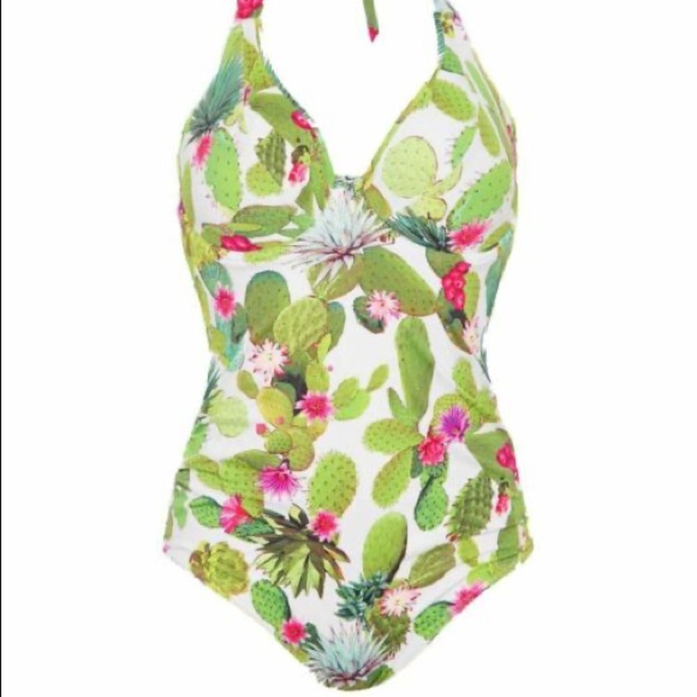 Freya 34DD One Piece Underwire Cactus Print